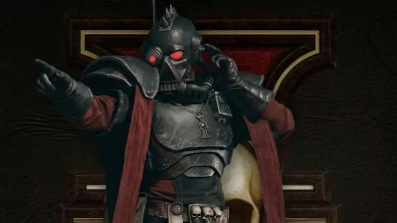 [Voice of Command/No Keystones/Devastating Damage On Shout] The Militarum Tempestus's COL. Derek Mitchell: Cadian Conscript Veteran turned Inquisitional Colonel.