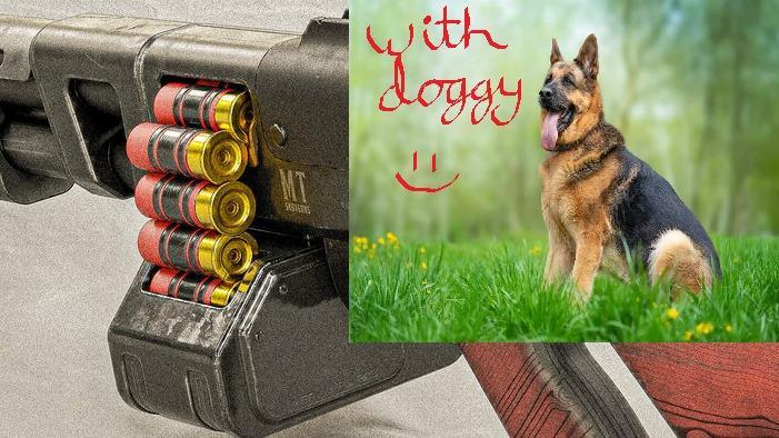 Beltfed Buckshot (With Dog)