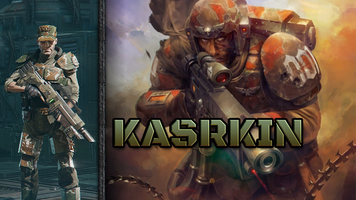 LORETIDE - Veteran - Kasrkin - Mk VId or Mk II Recon Lasgun + Mk VII Sapper Shovel