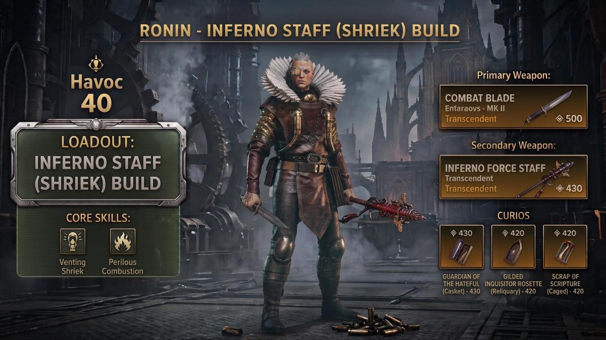Havoc 40 - Psyker Inferno Staff (Shriek)