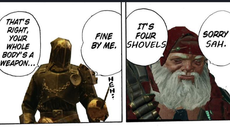 Santa's Mk3 Latrine Shovel Build
