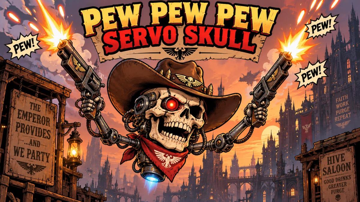 Pew Pew Pew Servo Skull
