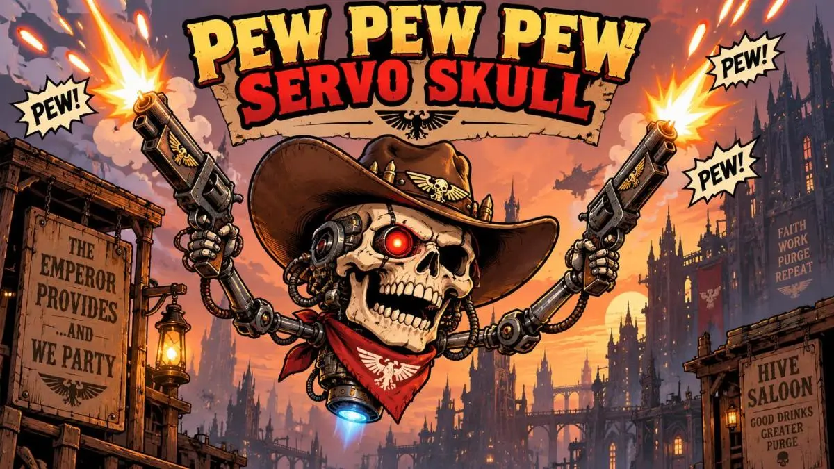 Pew Pew Pew Servo Skull