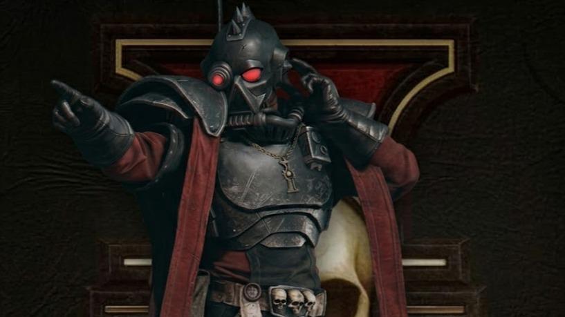 The Militarum Tempestus's COL. Derek Mitchell: Cadian Conscript Veteran turned Inquisitional Colonel.