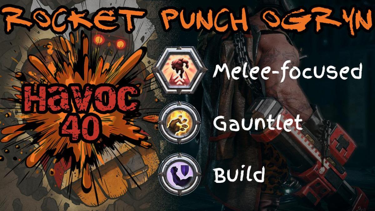 Rocket Punch Ogryn (Melee-focused Gauntlet)