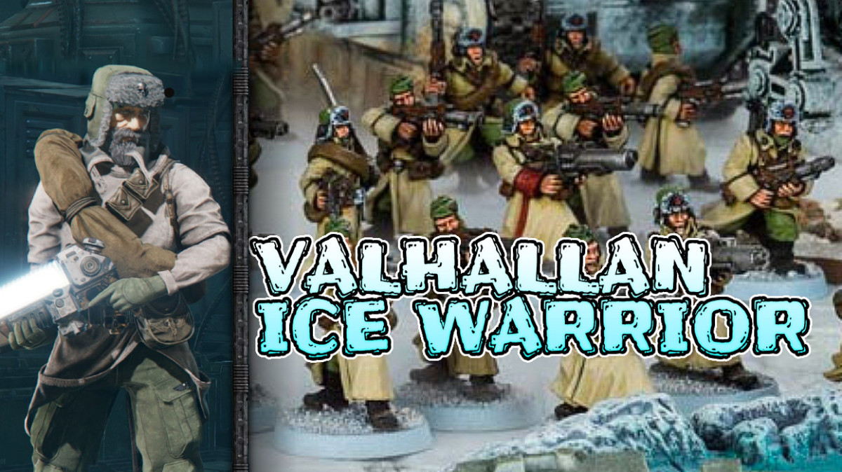 LORETIDE - Veteran - Valhallan Ice Warrior - Mk II Plasma Gun + Mk VII Tactical Axe