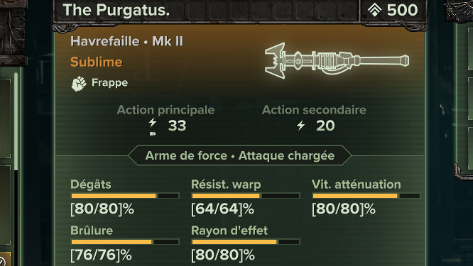 Inferno / Purgatus Master Crit +