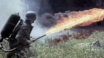 Hans with Flammenwerfer