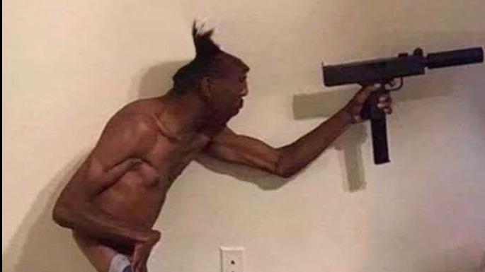 stimhead with a gun
