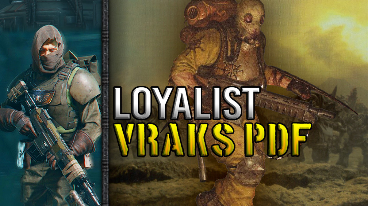 LORETIDE - Veteran - Loyalist Vraks PDF - Mk V or Mk VIII Infantry Autogun + Mk VIII Combat Axe