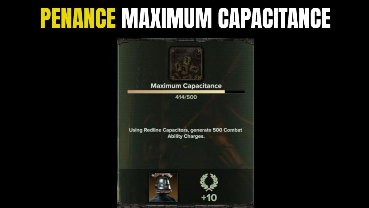 PENANCE Maximum Capacitance