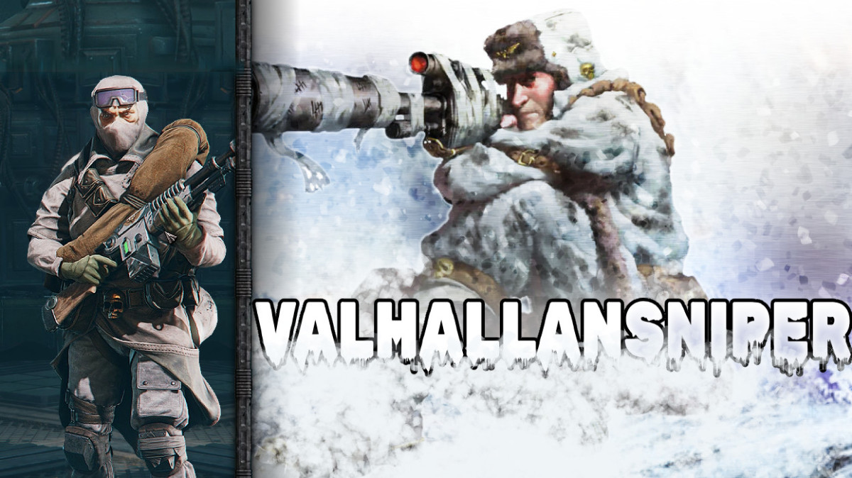 LORETIDE - Veteran - Valhallan Sniper - Mk III Helbore Lasgun + Standard-Issue Shovel