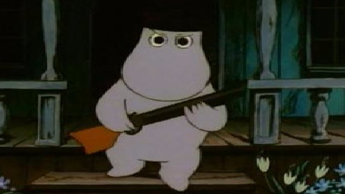 Axe and doublebarrel