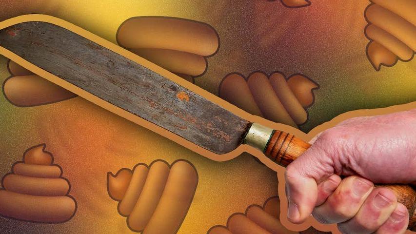 100% crit chance poop knife