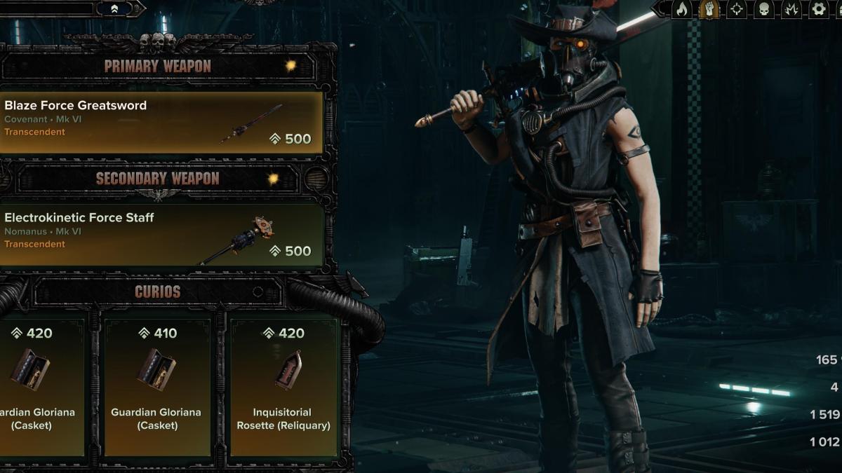H40 melee psyker build with greatsword and staff