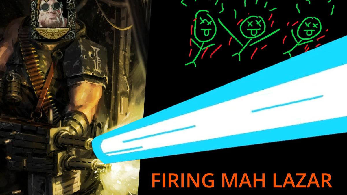 Firing Mah Lazaaaaaaar Gun Lugger Ogryn