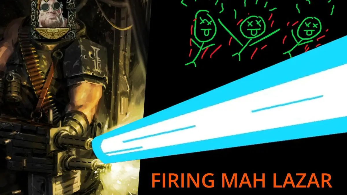 Firing Mah Lazaaaaaaar Gun Lugger Ogryn