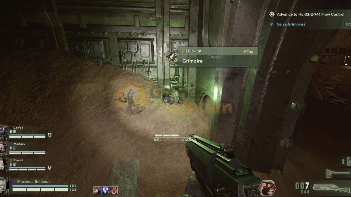 Grimoire right behind the corner