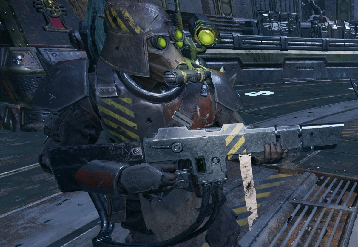 Scab Gunner with Weapon in Darktide