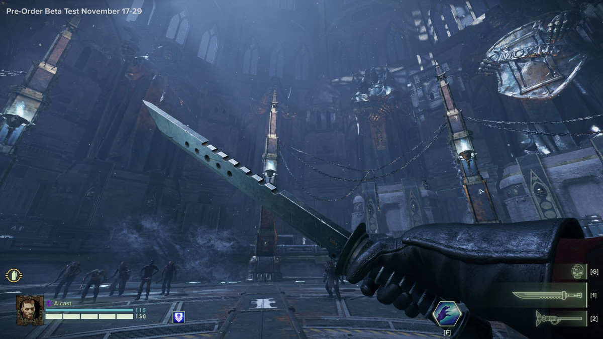 Catachan Mk IV "Devil's Claw" Sword Weapon - Darktide