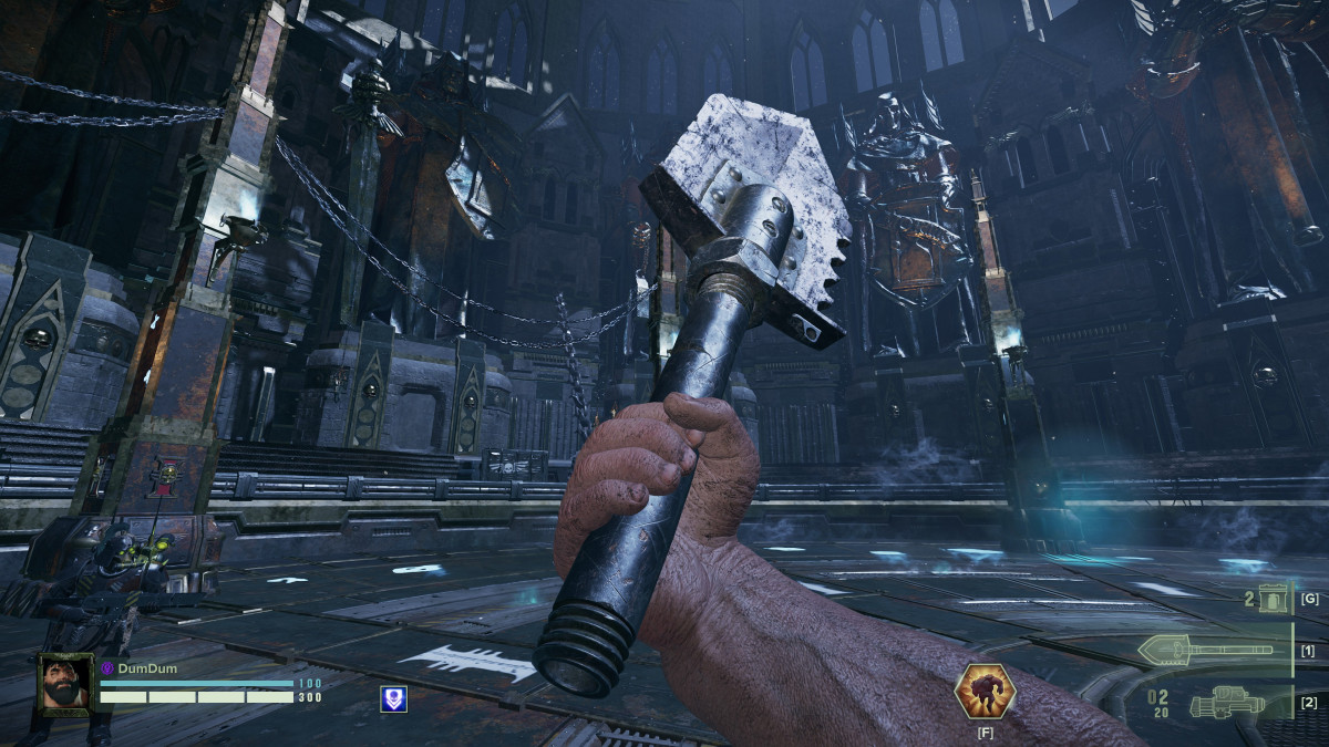 Brute-Brainer MK III Latrine Shovel Weapon - Darktide